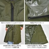バッグインレインコート メンズ レインコート リュック対応 カジメイク 7591 自転車 通勤 通学 L 3L 男性 カッパ レインウェア 雨具 撥水 防水 透湿 蒸れにくい フード ヘルメット バイザー対応 手甲カバー リフレクター 収納袋付き ブラック ネイビー オリーブ アイボリー