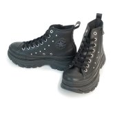 コンバース CONVERSE スニーカー シューズ 厚底 ハイカット メンズ レディース オールスター レックウエーブ SY SA Z HI クロムブラック ALL STAR TREKWAVE
