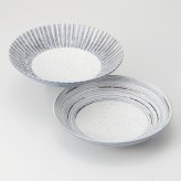 ねずみ志野 盛皿ペア 磁器 美濃焼 やきものの里から、暮らしを贈ります。　ギフト 食器 セット テーブルウェア