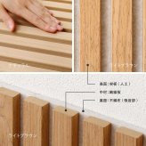 吸音パネル IPANELLA イパネッラ 同色6枚組 80×30cm 厚さ21mm 木目調 ウォールパネル 壁パネル ウッドパネル 吸音材 生活音対策 騒音対策 テレビ ペット DIY 工事不要 賃貸 原状回復 リビング おしゃれ ベージュ系 2色