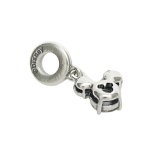 パンドラ PANDORA Disney Minnie Mouse Silhouette Dangle Charm ブレスレットチャーム 793533c01 レディース シルバー レッド
