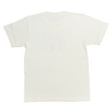 水森亜土 カラーTシャツ(M) フタリ アイボリー アパレル 送料込み