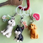 犬 キーホルダー（うちのこチャーム） めじるし アクセサリー チャーム アンブレラマーカー オリジナル ドッグ 犬種 わんこ 名入れ