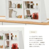 収納家具 ラック カウンター上ガラスケース 幅60cm 木製カウンター上ガラスケース ディスプレイケース アンティーク 調味料 ディスプレイ おしゃれ スパイス 木製 カフェ 両面ガラス戸 ショーケース キッチン 調味料棚 レトロ 組立不要