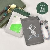 パスケース スヌーピー SNOOPY 定期入れ リール付き 伸びる ストラップ 定期券入れ ICカードケース レディース メンズ キッズ 子供 通勤 通学 キャラクター グッズ ジョークール コンパクト 薄型 軽量 かわいい おしゃれ シングルパスケース カード 2枚収納 グレー グリーン