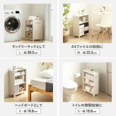 ラック 押入れ収納 奥行45cm 選べる幅3サイズ (19/25/38cm) IW-24 クローゼット収納 リビング収納 すき間収納 サニタリー収納 新生活