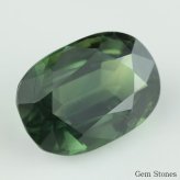 大粒 グリーンサファイア 3.790ct ルース 宝石 裸石 サファイア 緑 ダーク グリーン ジュエリー オリジナル 制作 コレクション 誕生石 9月 記念 お守り 誕生日
