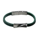ポリス ブレスレット メンズ ブランド POLICE CONTORTO GB0081707 グリーン ガンメタル アクセサリー