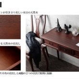 コンソールテーブル 木製 アンティーク 引き出し 収納 ネコ脚 高級感 おしゃれ ラグジュアリー ヴィンテージ シンプル 古き良き 伝統の薫りただよう ちょっとした書き物机として スリムな天板が上品です 最大2 天然木 家具 インテリア 新生活