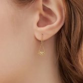 【無料ラッピング】  ヨンドシー 4℃ EAU DOUCE K18イエローゴールド ピアス ダイヤモンド ブランド 正規品 新品 ギフト プレゼント 人気 おすすめ 誕生日 記念日 クリスマス 送料無料