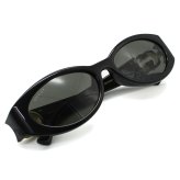グッチ GUCCI サングラス アジアンフィット アイウェア UVカット オーバル GG1662SA-001 メンズ レディース ユニセックス ブラック+グレー 国内正規品