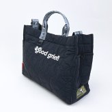 スヌーピー キルトショルダーバッグ(大) ブラック ルートート ROOTOTE SNOOPY 送料込み