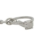 エムエムシックス MM6 Maison Margiela ポリッシュドパラジウム クリップキーリング sm6ua0022-p9210-951 ユニセックス シルバー キーリング