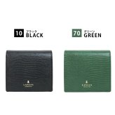 LANVIN レザールパース 二つ折り財布 折り財布 財布 さいふ サイフ ウォレット 牛革 使いやすい シンプル レディース ギフト プレゼント ブラック 65-5701