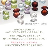 ピアス セカンドピアス K18 レモンクォーツ 天然石 ローズカット 誕生石 【品質保証書つき】 日本製 金属アレルギー対応 18金 18K【1個ずつバラ売り】 プレゼント