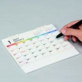 5連エコカレンダー（B6サイズ）  TS-500 景品 記念品 粗品 ノベルティ 名入れ 御挨拶 ご挨拶