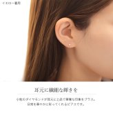 K18 ゴールド ピアス ダイヤモンドピアス 計0.1ct 一粒ダイヤ 18金 18K 片耳(1個)購入可 6本爪 スタッドピアス セカンドピアス シンプル 華奢 上品 ステラ 彼女 妻 女性 レディース 誕生日 プレゼント ハロウィン 【品番：RME-TAC10PDK】