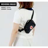 フェールラーベン ヒップパック メンズ レディース ブランド FJALLRAVEN KANKEN HIP PACK ウエストポーチ 2WAY F23796 Black