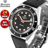 ニバダ グレンヒェン NIVADA GRENCHEN アンタークティック アクアマー ブラック トロピックラバーストラップ 32068A01 腕時計 メンズ 自動巻き ANTARCTIC