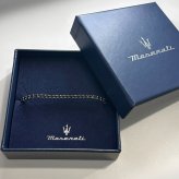 正規品 純正ショッパー付き マセラティ ブレスレット 黒 ブラックストーン 上品 高級感 メンズ レディース ユニセックス 大人 男性 女性 誕生日 記念日 プレゼント ギフト 成人 卒業 入学