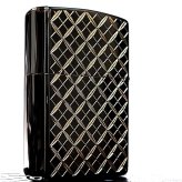 ZIPPO ライター ヘリテージ ブラック 両面加工 彫刻 ジッポ ロゴ Heritage Black 1932 おしゃれ 七宝 かっこいい 黒 ギフト プレゼント メンズ レディース