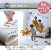 フロアマット PVC ロールマット プレイマット ワイドロング 140×500cm 抗菌 フロアマット クッションフロア リビング フリーカット 防水 防音 厚手 赤ちゃん キッズ 子ども部屋 マット お昼寝 DIY おしゃれ 持ち運び すべり止め 床材