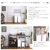 キッチンカウンター ゴミ箱収納 120cm幅 ゴミ箱上 ゴミ箱上ラック レンジラック ダストボックス キッチンラック キッチン収納 レンジ台 おしゃれ シンプル キッチン 収納 棚 ：