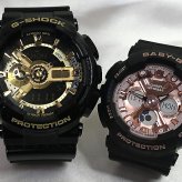 恋人たちのGショック ペアウオッチ  G-SHOCK BABY-G  ペア腕時計 カシオ 2本セット  GA-110GB-1AJF BA-130-1A4JF プレゼント  ラッピング無料 人気  婚約　夫婦 高級　クリスマス プレゼント おすすめプレゼント 誕生日 御祝い還暦 銀婚式 結婚記念日 婚約