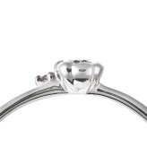 ダイヤモンド リング プラチナ Pt950 合計0.06ct ピンクダイヤ フラワーモチーフ 花 指輪 レディース 12号 鑑別カード付 婚約指輪 結婚記念日 プレゼント