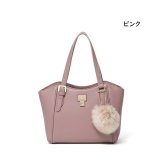【無料ラッピング】 ピンキーダイアン PinkyDianne ハンドバッグ カラーボール ハンド ファー チャーム つき レディース ブランド 正規品 新品 ギフト プレゼント 人気 おすすめ 誕生日 記念日 クリスマス 送料無料 pdb522704