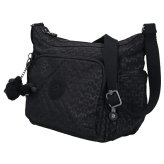 キプリング ショルダーバッグ レディース ブランド Kipling ガブ S ロゴ ワンポイント 総柄 KI4611-K59 Signature Emb 黒