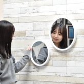 BF DECO 壁掛け丸ミラーSET W35/W28 BFMI0409 2点セット 直径35cm 直径28cm 2点セット ミラー 鏡 丸い 壁掛けミラー 玄関 円 直径38cm 直径28cm 飛散防止加工 ウォールミラー おしゃれ インテリア