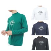 トミーヒルフィガー ゴルフ メンズ ワッフル 長袖モックシャツ TOMMY HILFIGER THMA655 2026年秋冬モデル お誕生日祝い お祝い 記念品 お父さん 父の日 彼氏 男性 30代 40代 50代 60代  還暦祝い 敬老の日 人気プレゼント プレゼント