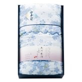 愛知 三河木綿 ダブルガーゼ 羽毛タッチ 肌布団 ブルー ギフト 寝具 日本製 布団 ガーゼ 綿 ポリエステル【北海道・沖縄県・離島 配送不可】