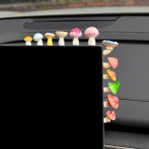 キノコ 置物 6個セット 茸 かわいい ミニチュア オブジェ カートゥーン カラフル 可愛い デスク 飾り 車内アクセサリー パソコン モニター 卓上 インテリア 雑貨 オフィス プレゼント