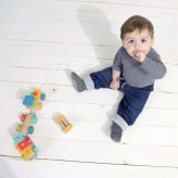 Egmont Toys エグモントトイズ 木製 汽車のブロックつみき プルトイ 引っ張るおもちゃ 木のおもちゃ ギフト プレゼント 出産祝い