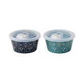 モロッカン ペアレンジ2PCS 保存容器 ペアセット 電子レンジ対応 食器セット モロッコ風 おしゃれ 美濃焼 日本製 食洗機対応 結婚祝い 内祝い ギフト 〈01487〉 M-mode