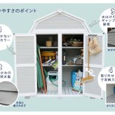 ガーデン エクステリア ギャンブレル・ルーフ 木製収納庫 物置 倉庫 収納庫 天然木 木製 庭 物入れ おしゃれ 大型 北欧 ナチュラル ガーデニング キャンプ スポーツ 屋外 家具 三角屋根 diy 物置小屋 キット 棚 北欧調 新生活