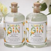 柑橘の爽やか2本セット(ジンKOMASA-GIN 桜島小みかん 45%vol) 500ml×2本