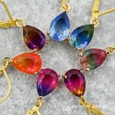 ピアス 金属アレルギー サージカルステンレス フープ 落ちない 引っかからない 外れにくい フック グラデーション しずく 雫 ドロップ ひと粒