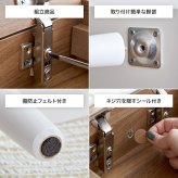 ドレッサーテーブル ローテーブル 幅85cm センターテーブル 鏡付き 収納付き コスメ収納 メイク台 1台2役 一人暮らし ワンルーム リビング コンパクト 木製 おしゃれ 誕生日 新生活