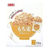 賞味期限2026.9末迄原価割れご奉仕天乃屋 もち麦おせんべい 大容量 72枚入(12枚×6袋)   炊きたてのもち麦ご飯をそのままおせんべいに！Amanoya Fried Sweet Barley Cracker #45049 [賞味期限2026.9末まで]