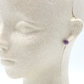スワロフスキー swarovski ピアス アクセサリー 誕生石 2月 5660797 Birthstone バースストーン スタッドピアス レディース パープル 海外正規品