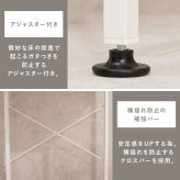 収納家具 ラック ゴミ箱上 キッチンワゴン 引出し付き 引出し 幅60.5cm 書棚 棚 オープン ブルクッリン シンプル おしゃれ カフェ風 スチール スリム ホワイト モダン ブ ブラウン テーブル 収納棚 キャスター付き