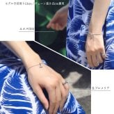 ハワイアンジュエリー ブレスレット 選べるチャーム パーツあずきチェーン 太約1.8mm 長さ 選べる 約15cm～20cm 0.5cm刻みで選べる シルバー925 メンズ レディース 誕生日 プレゼント ハロウィン 【品番：SCL11】