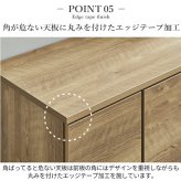 テレビ台AL 幅150cm ローボード テレビボード  国産 日本製 セミ完成品 リビングボード テレビラック リビング収納 大容量 背面収納 引出し TV台 AVボード TVボード おしゃれ 北欧 ナチュラル ウォールナット ブラウン グレー 木目
