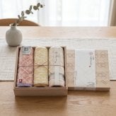 今治謹製 千歳はんかち3枚セット ピンク