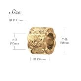 金属アレルギー対応 ペアペンダントトップ ハワイアンジュエリー 純チタン ゴールドカラー ペアペンダントトップ 誕生石 カットアウトチューブ Sサイズ Lサイズ チェーン別売り イオンプレーティング カップル プレゼント ハロウィン 【品番：TIP402SLP-Y】