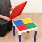 キッズテーブル&チェアセット テーブル セット ブロック 100個付 おえかき 子供イス カラフル 付き イス 知育玩具 子供 知育 キッズ ミニ 机 子供椅子 キッズテーブ 子供用テーブル キッズチェア キッズデスク テーブル椅子セット 知育テーブル