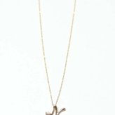 イニシャル ネックレス K18 ゴールド ダイヤモンド 0.01ct ダイヤネックレス ペンダント レディース ジュエリー アクセサリー 18金 アルファベット N プレゼント ギフト 記念日 誕生日